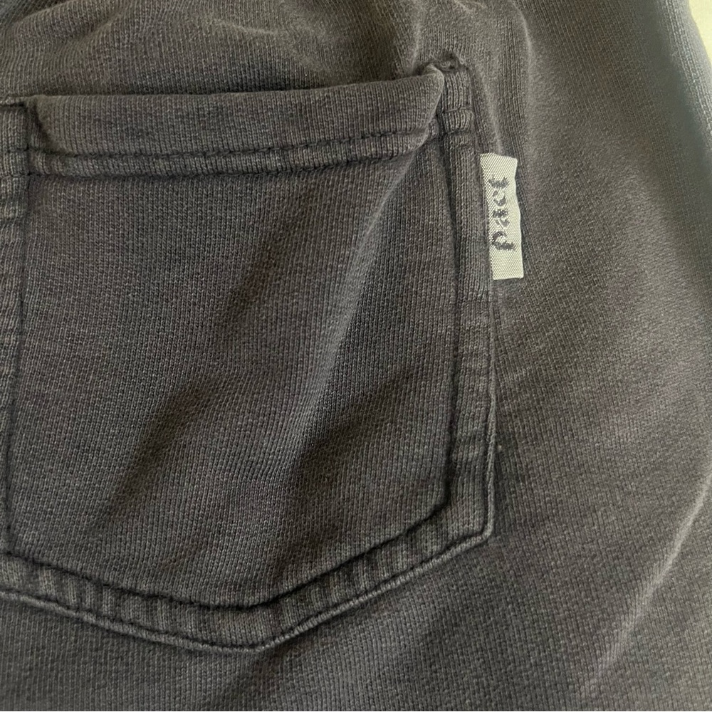 PACT Organic Cotton Cropped Sweatpants Charcoal Gray Size M - Picture 6 of 6